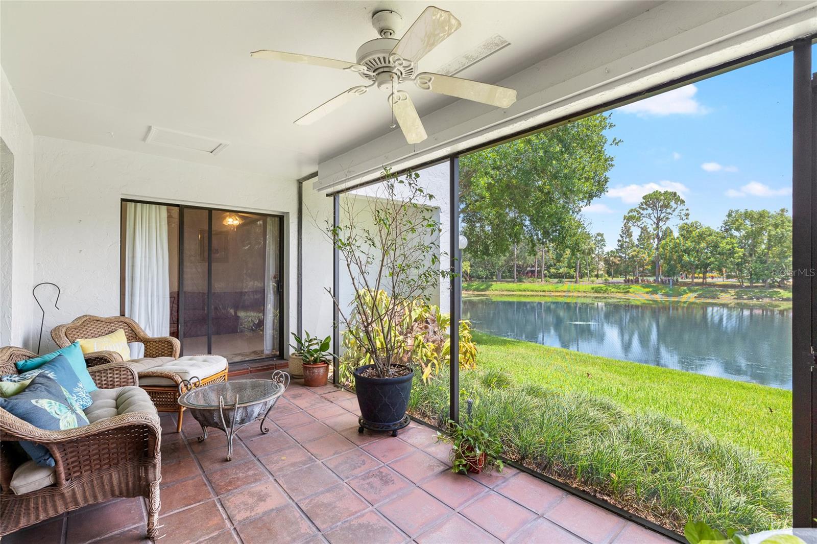 Patio from the living room