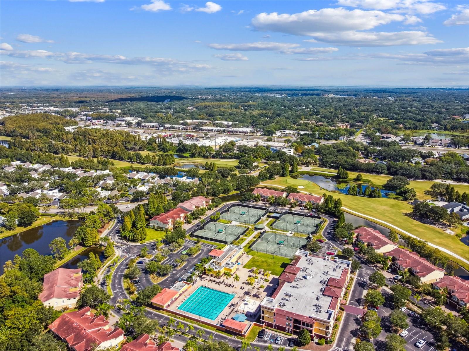 Private Carrollwood Country Club right next door