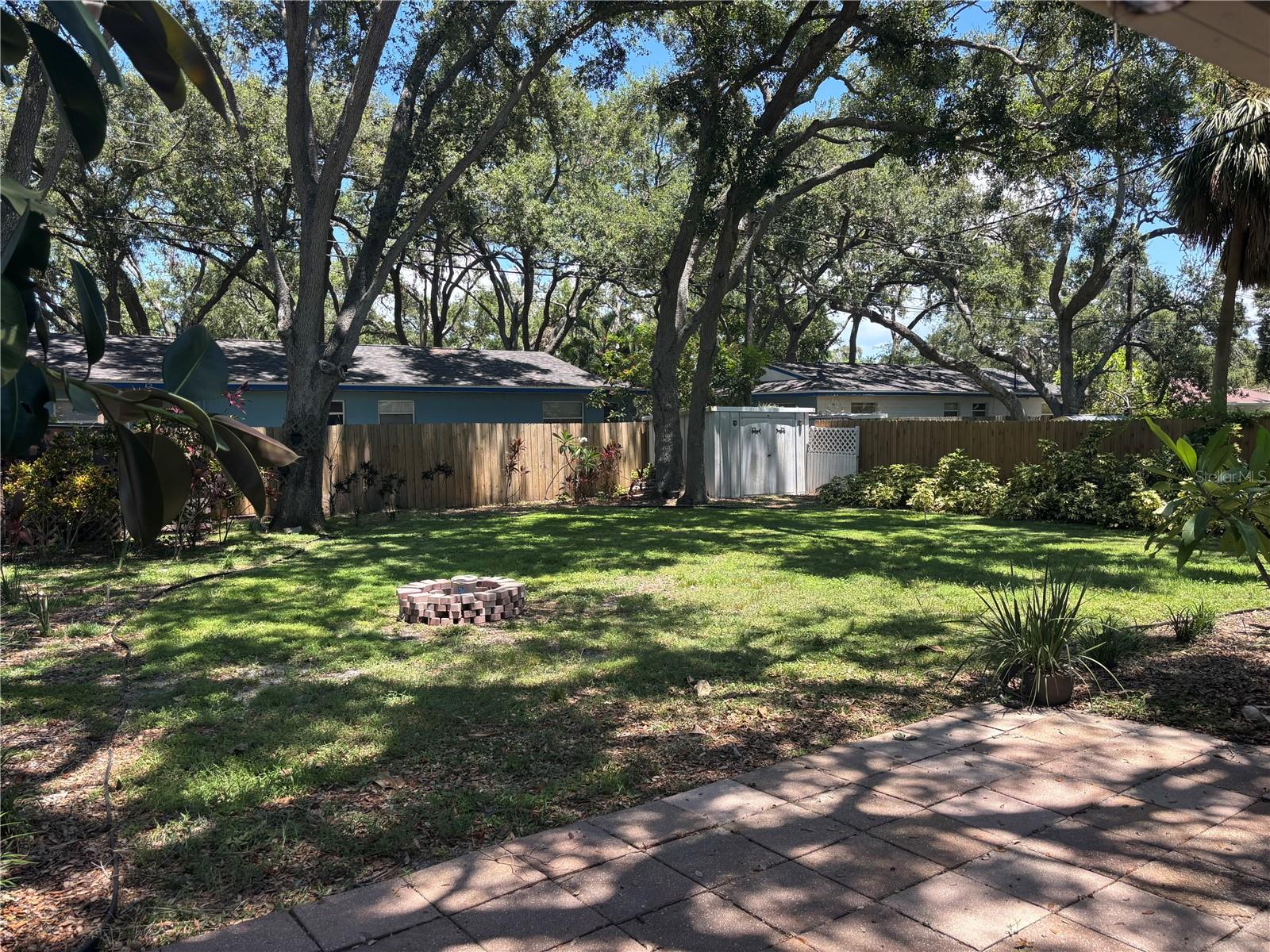 Huge back yard