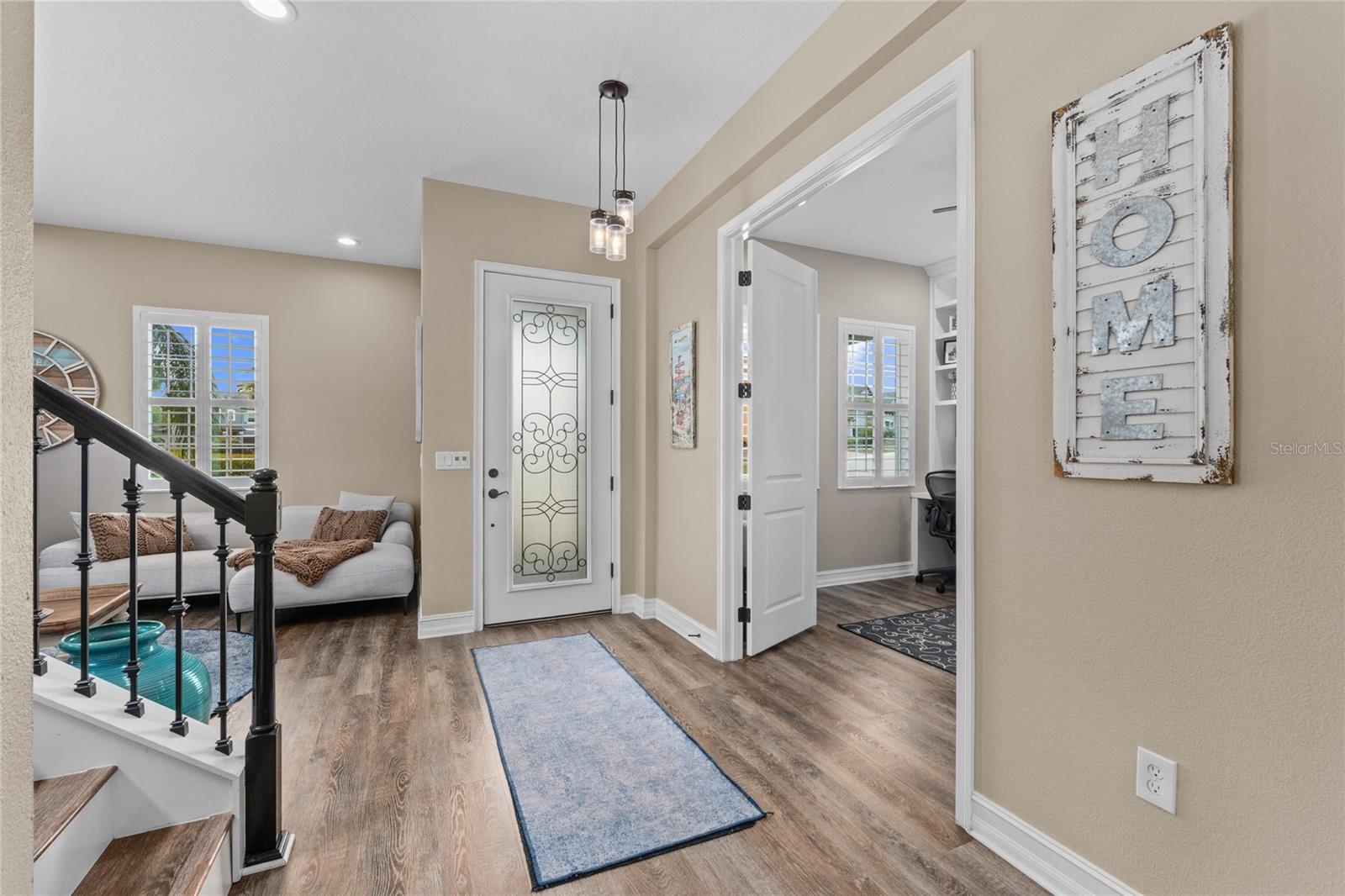 Luxury Vinyl Planks throughout the first floor