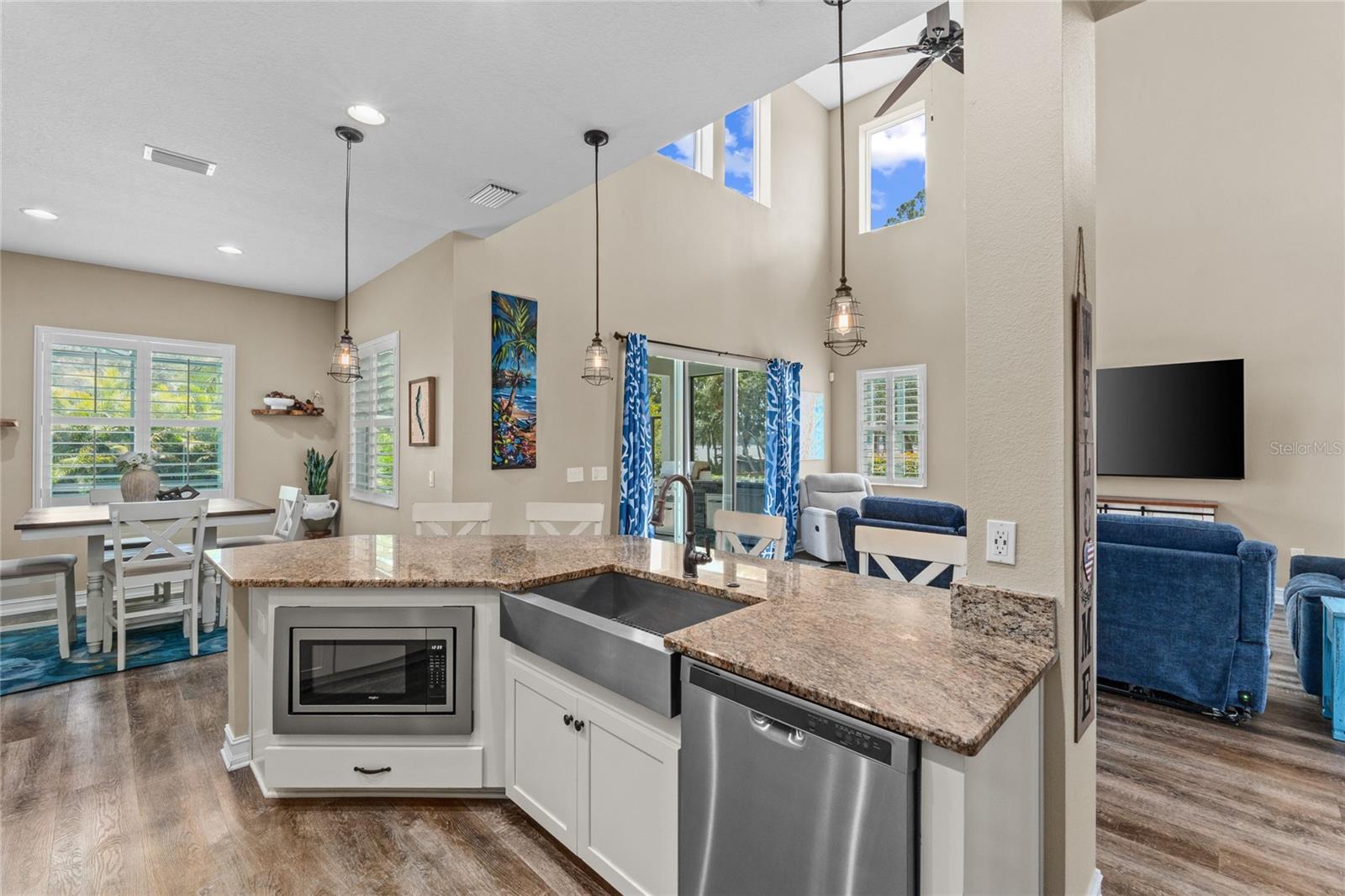 Stainless Steel appliances throughout the Kitchen