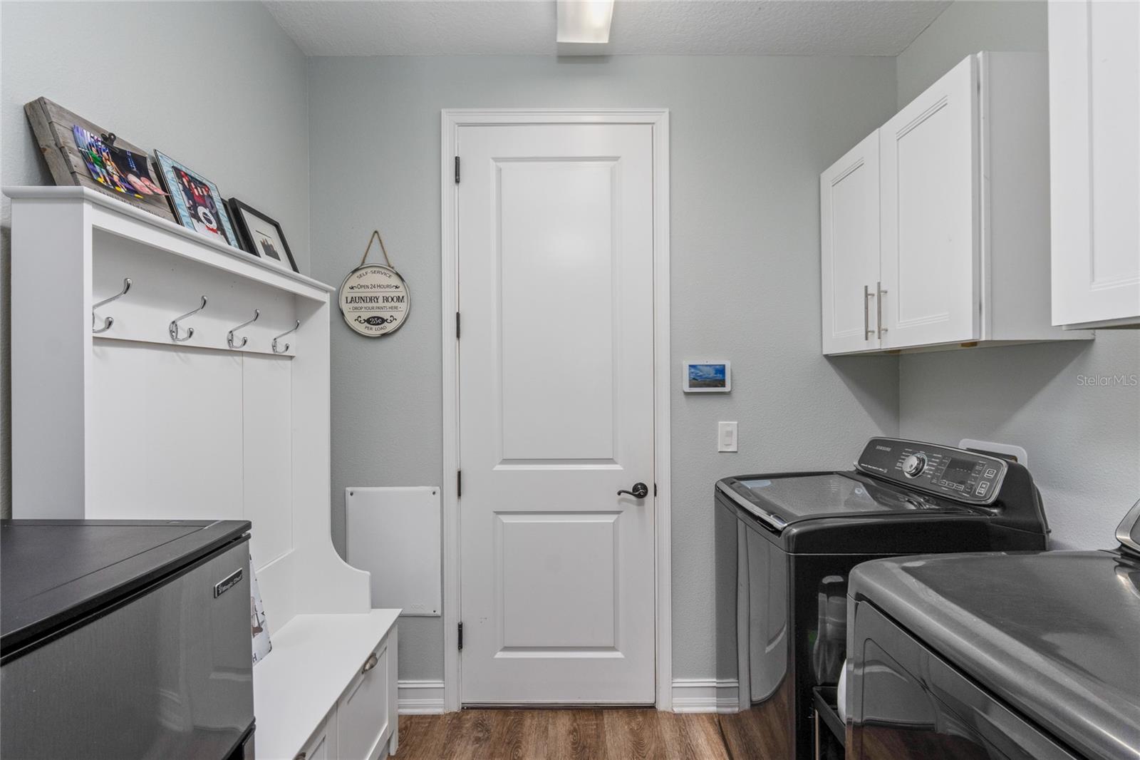 Laundry Room with storage