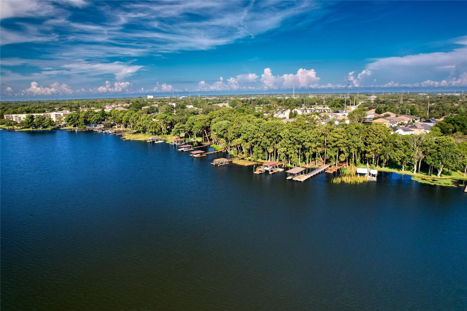 Lake Tarpon is the largest fresh water lake in Pinellas County