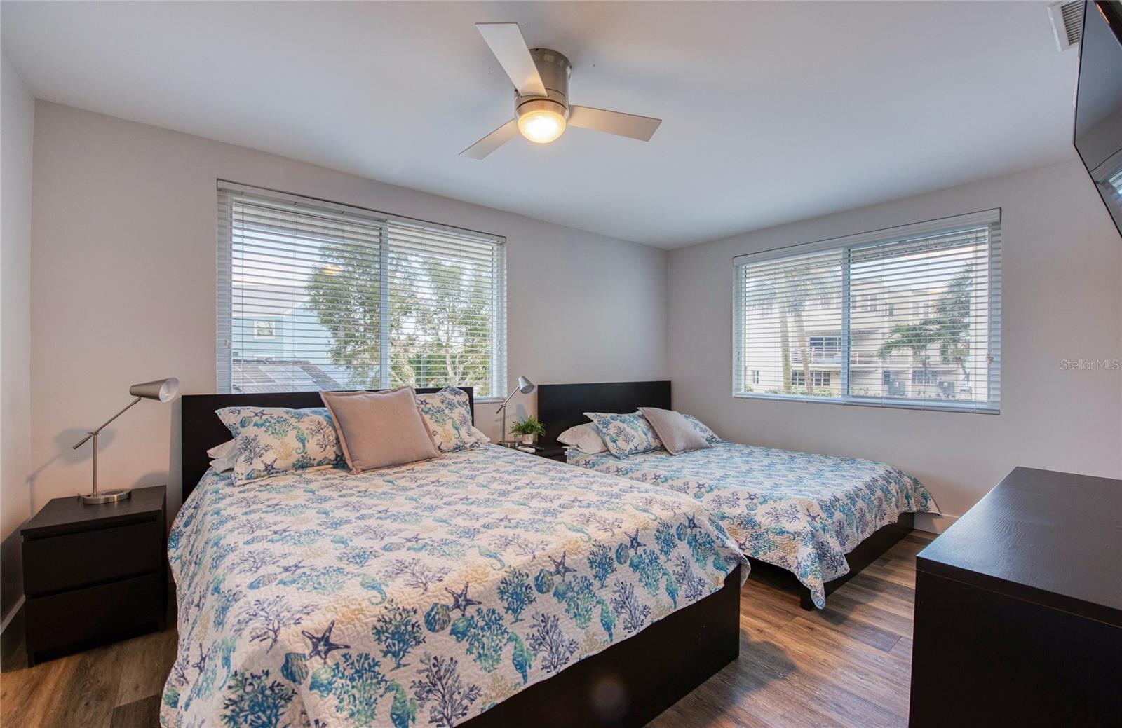 Upstairs bedroom with walk-in closet
