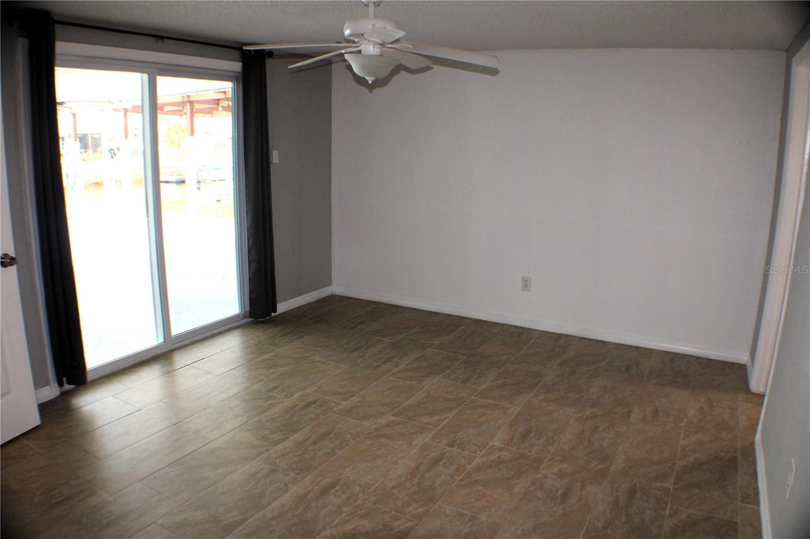 Master Bedroom sliders to pool area