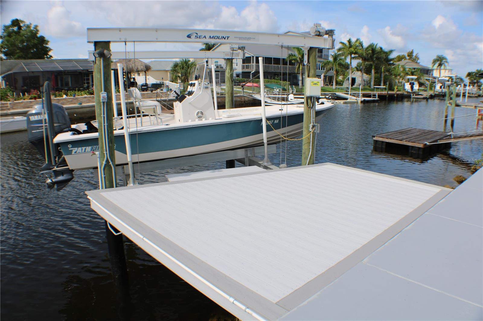 Second 10klb Boat lift with electric and water