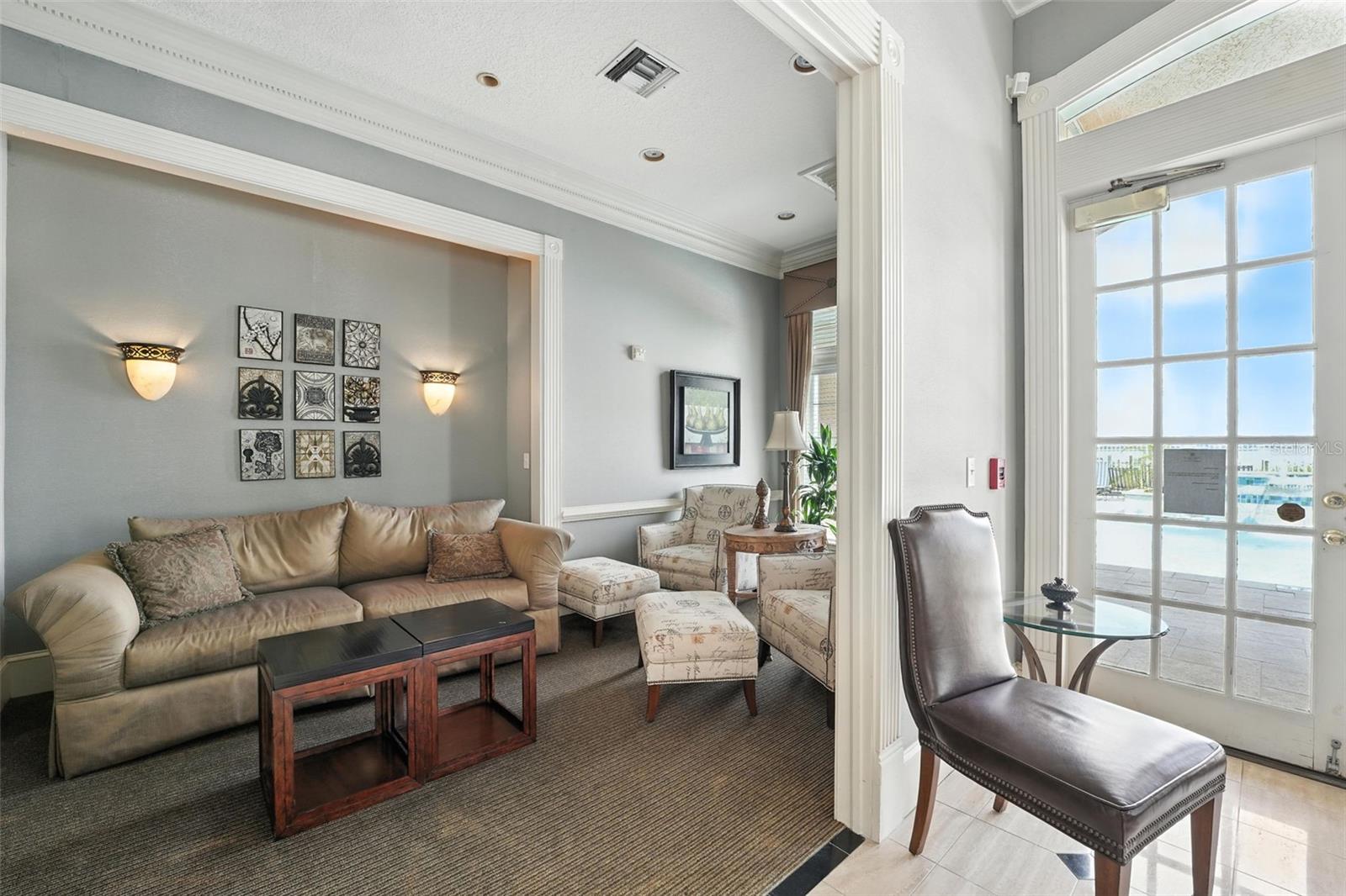 Clubhouse lounge/conference areas