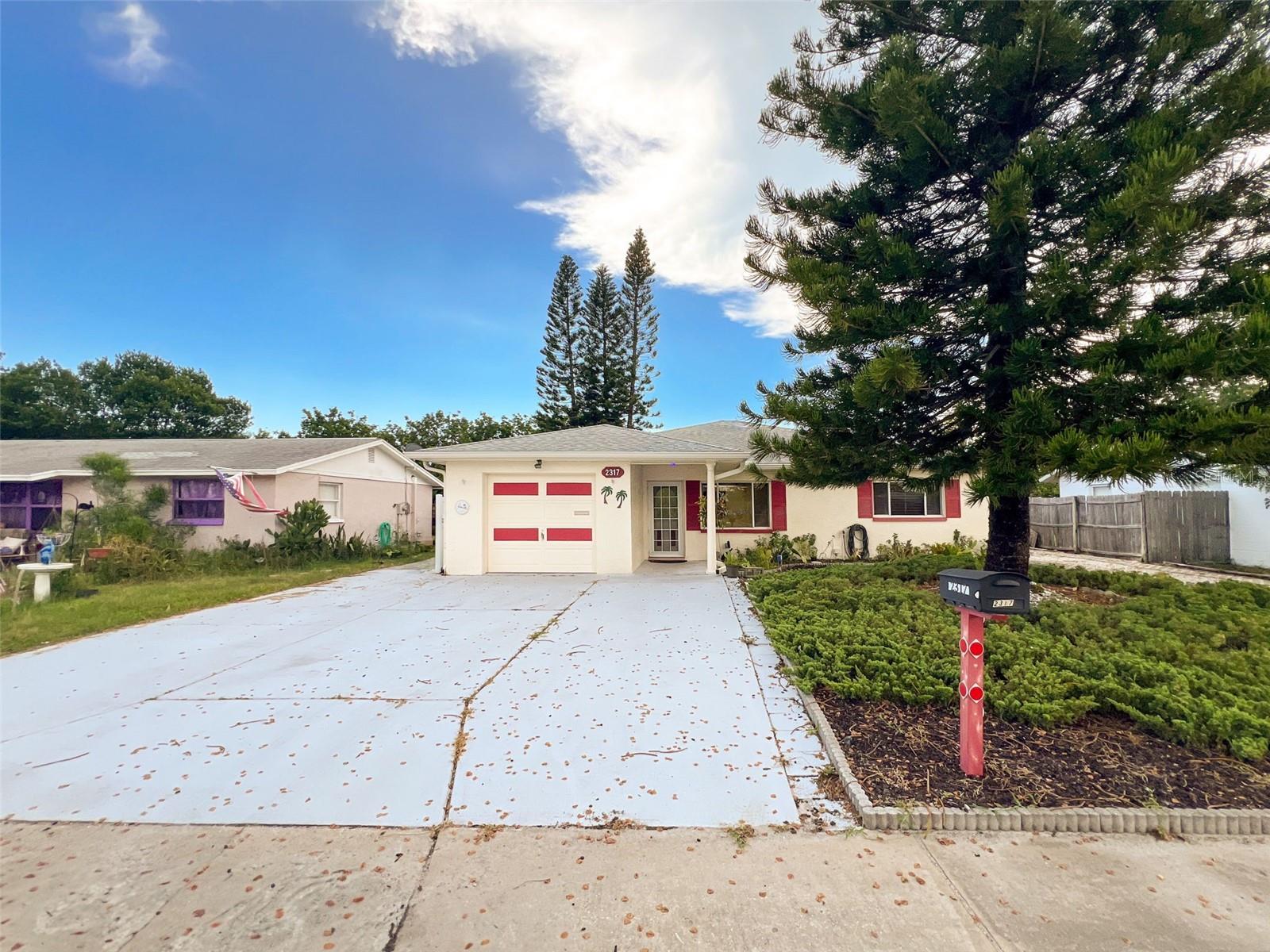 Extra Wide Driveway