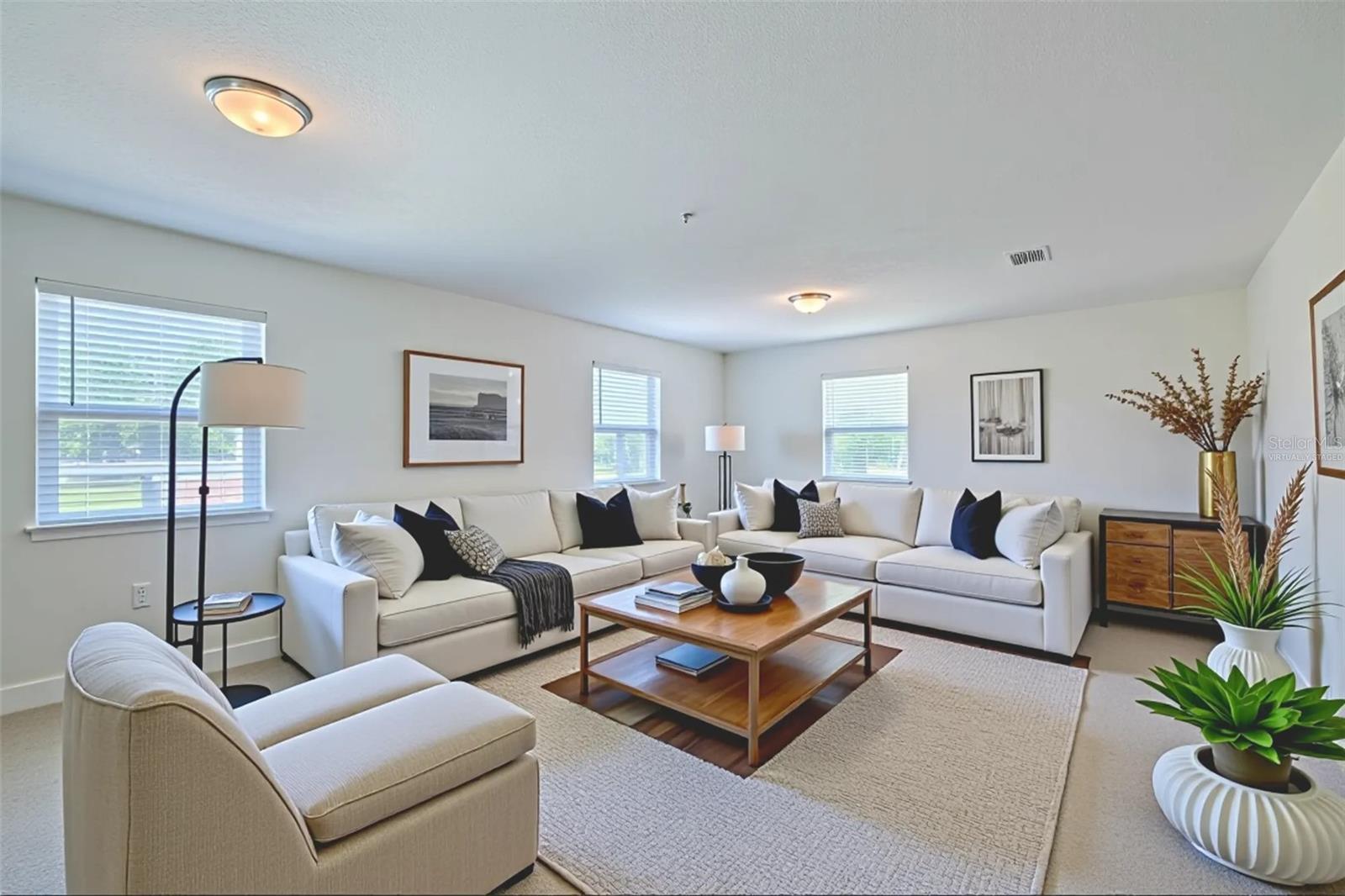 Upstairs Bonus Room Virtually Staged