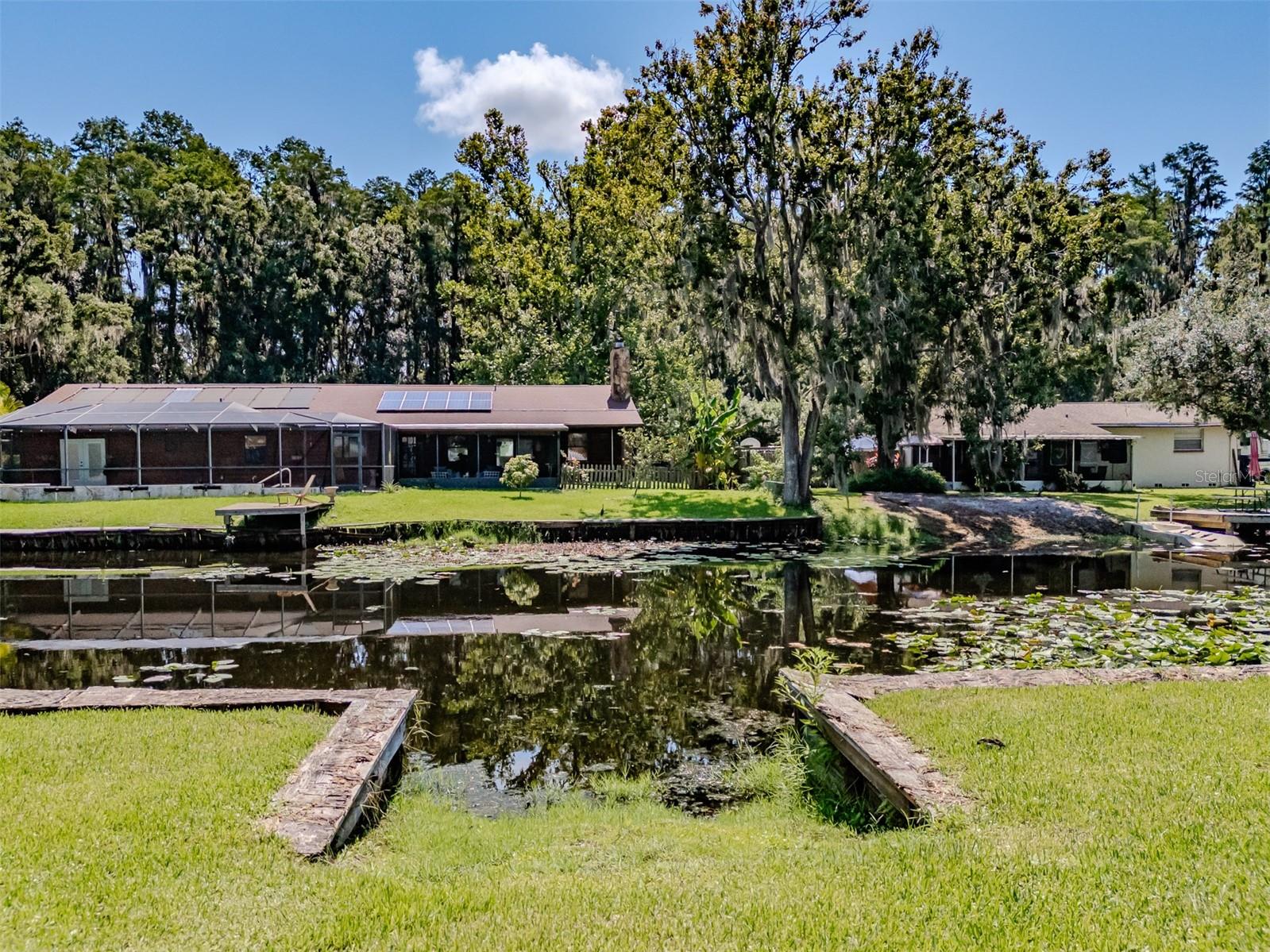 Boat Ramp in back yard