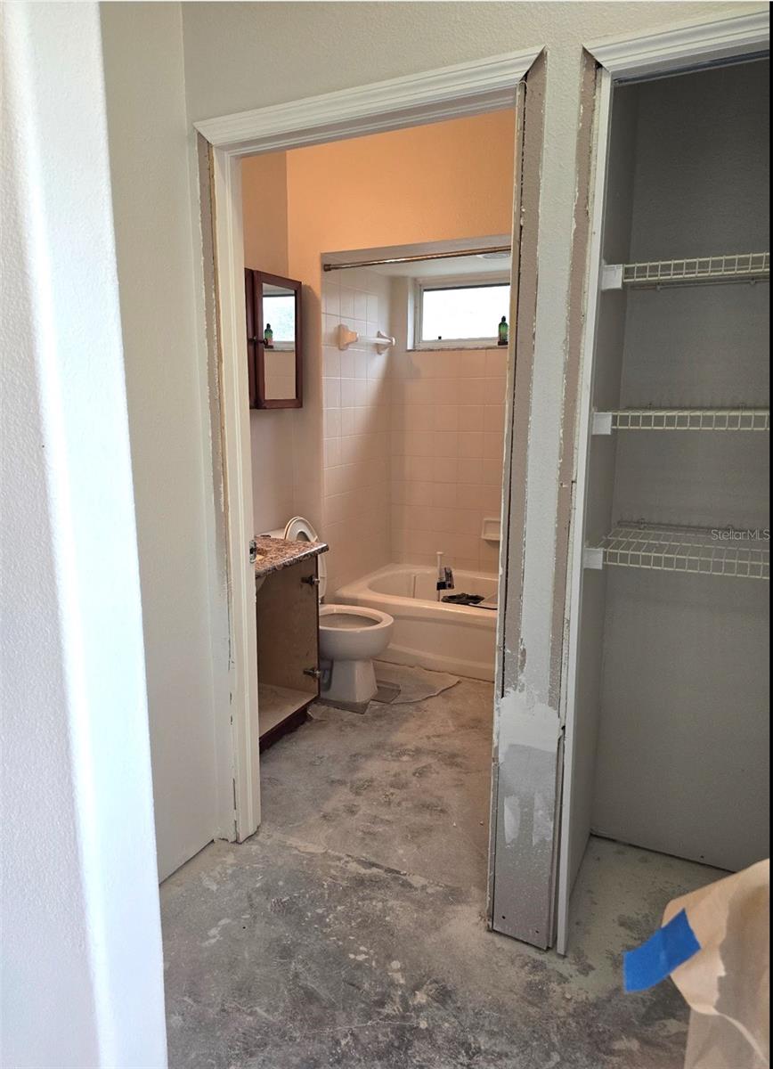 HALLWAY AND BATHROOM