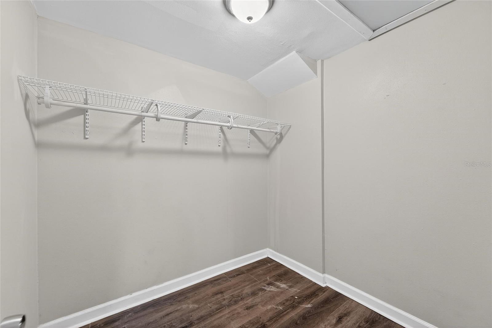 Primary walk-in closet