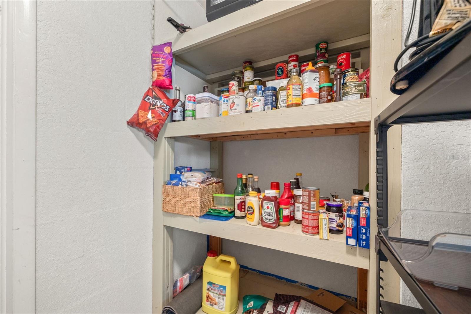 Pantry in Laundry Room