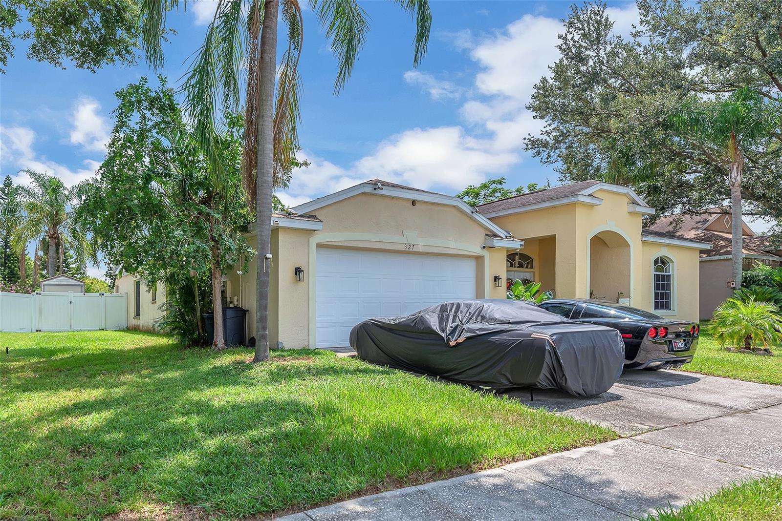 Fully fenced yard, great for privacy and keeping your little ones and furry friends safe.