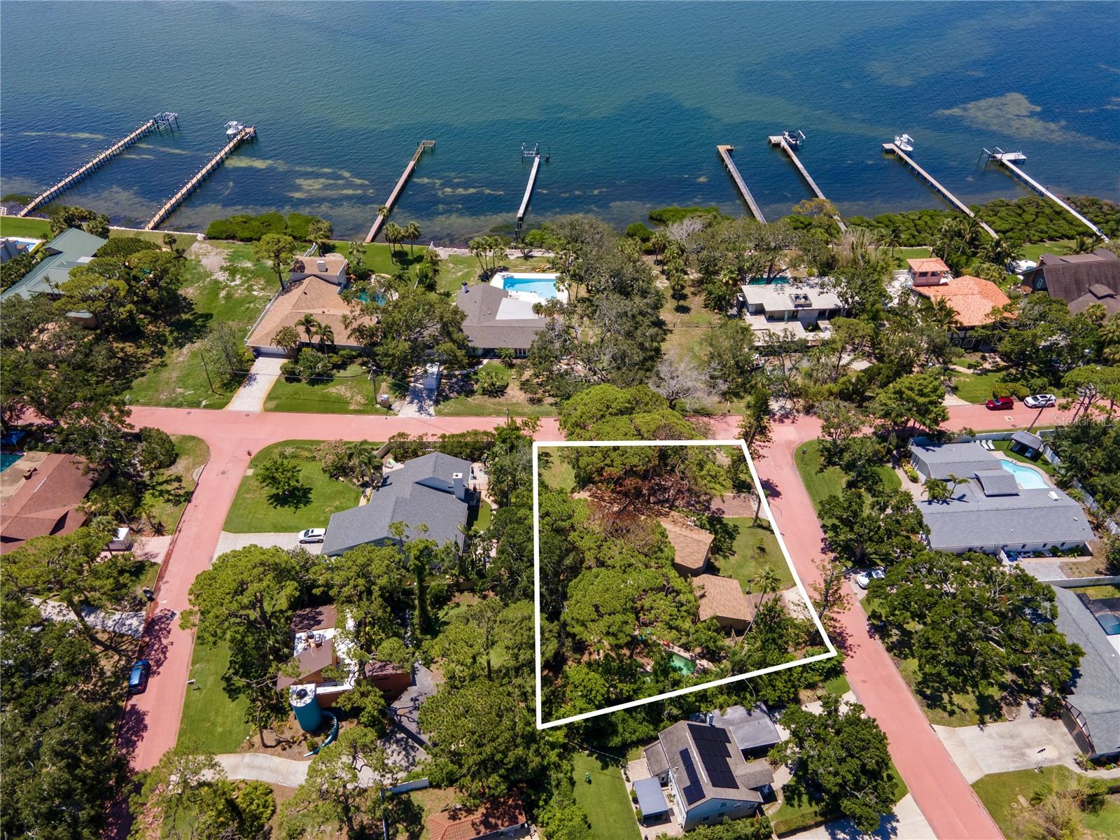 One of the largest lots in the neighborhood at 19,105 sq feet.