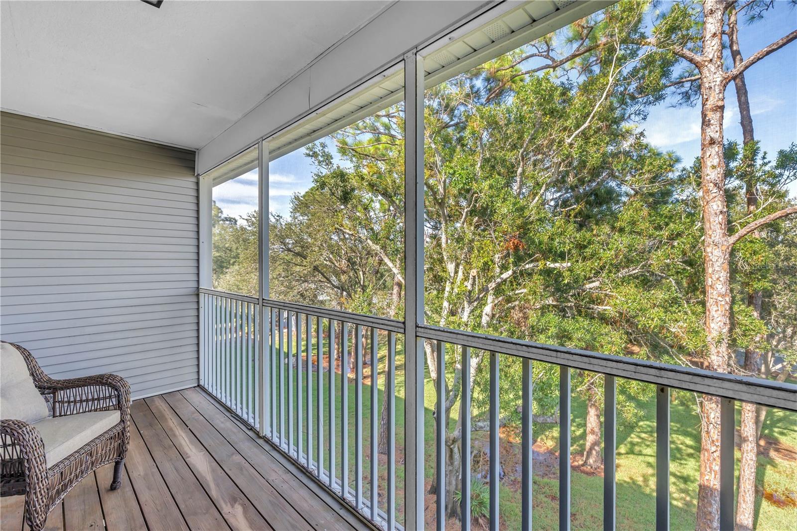 Screened Lanai outside primary bedroom