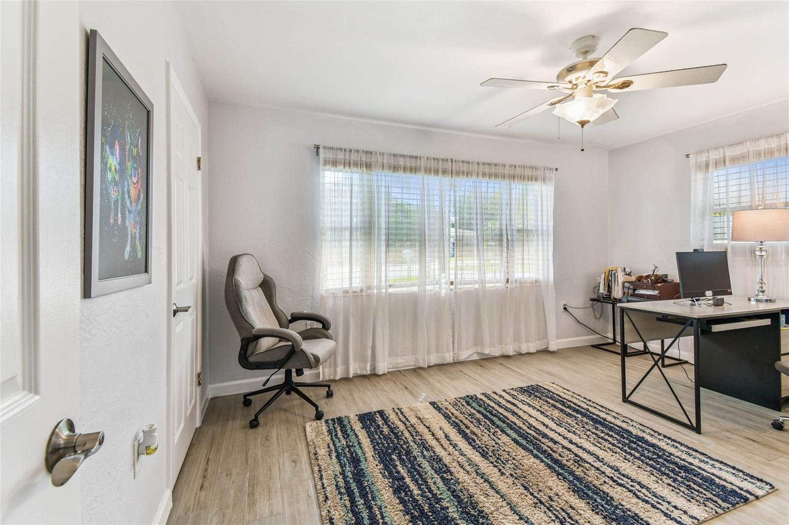 Spacious bedroom #2 with ceramic tile flooring