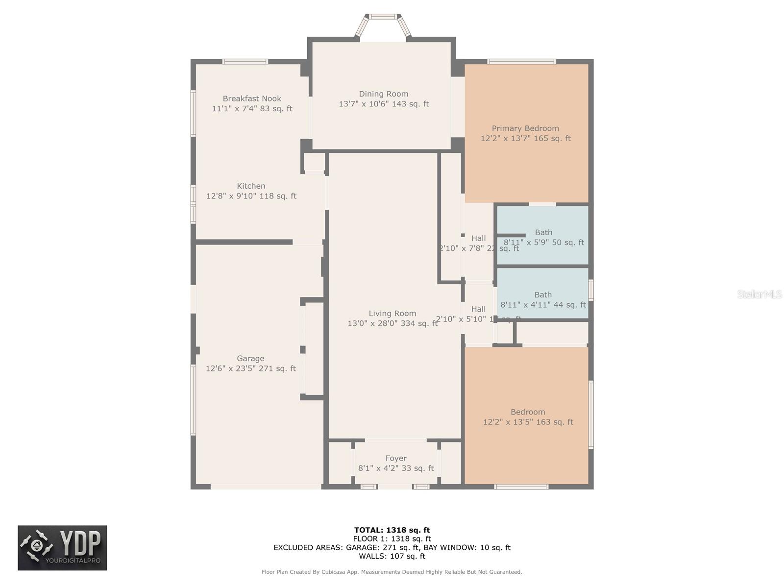 5461 Palm Crest Floor Plan