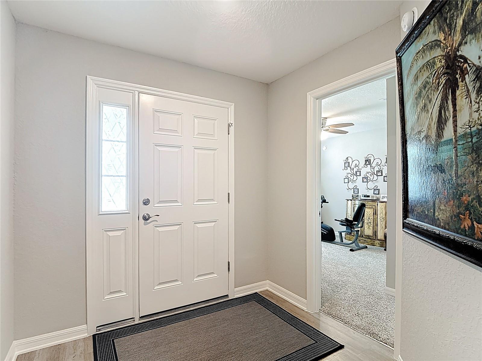 View of bedroom 2 from foyer