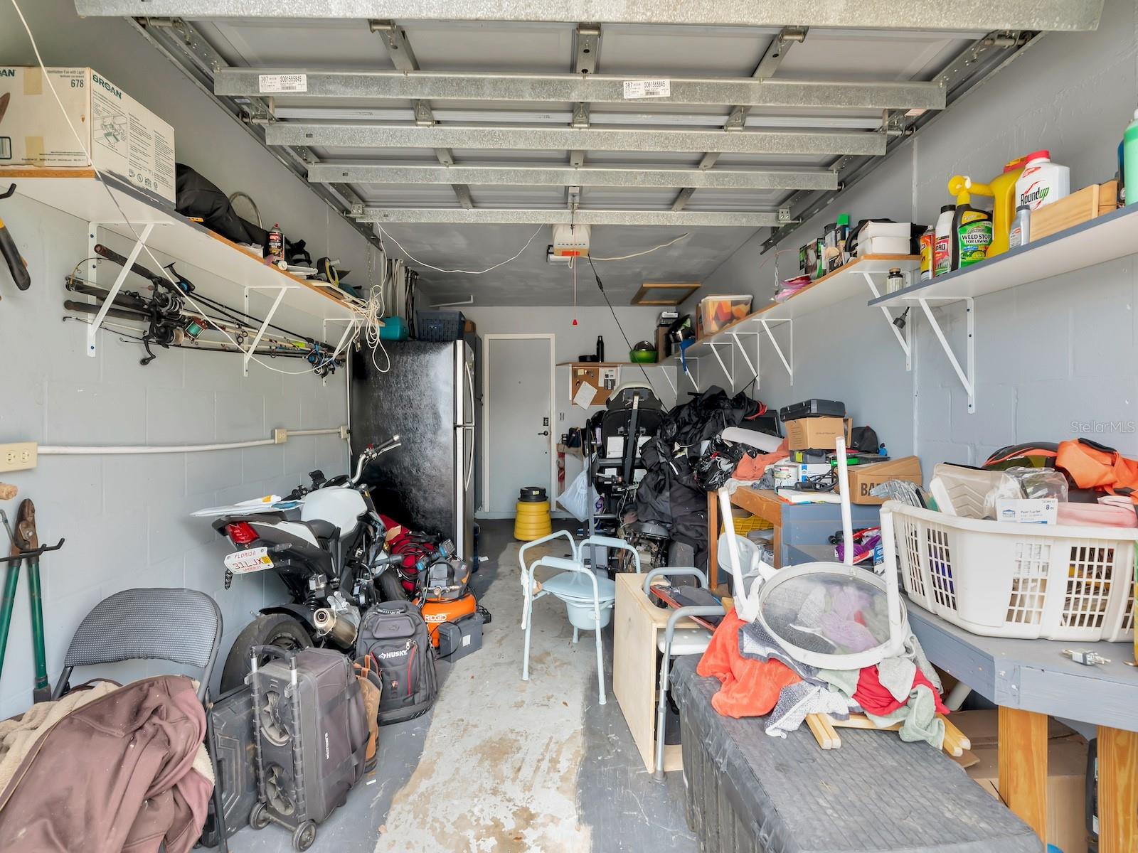 INSIDE GARAGE