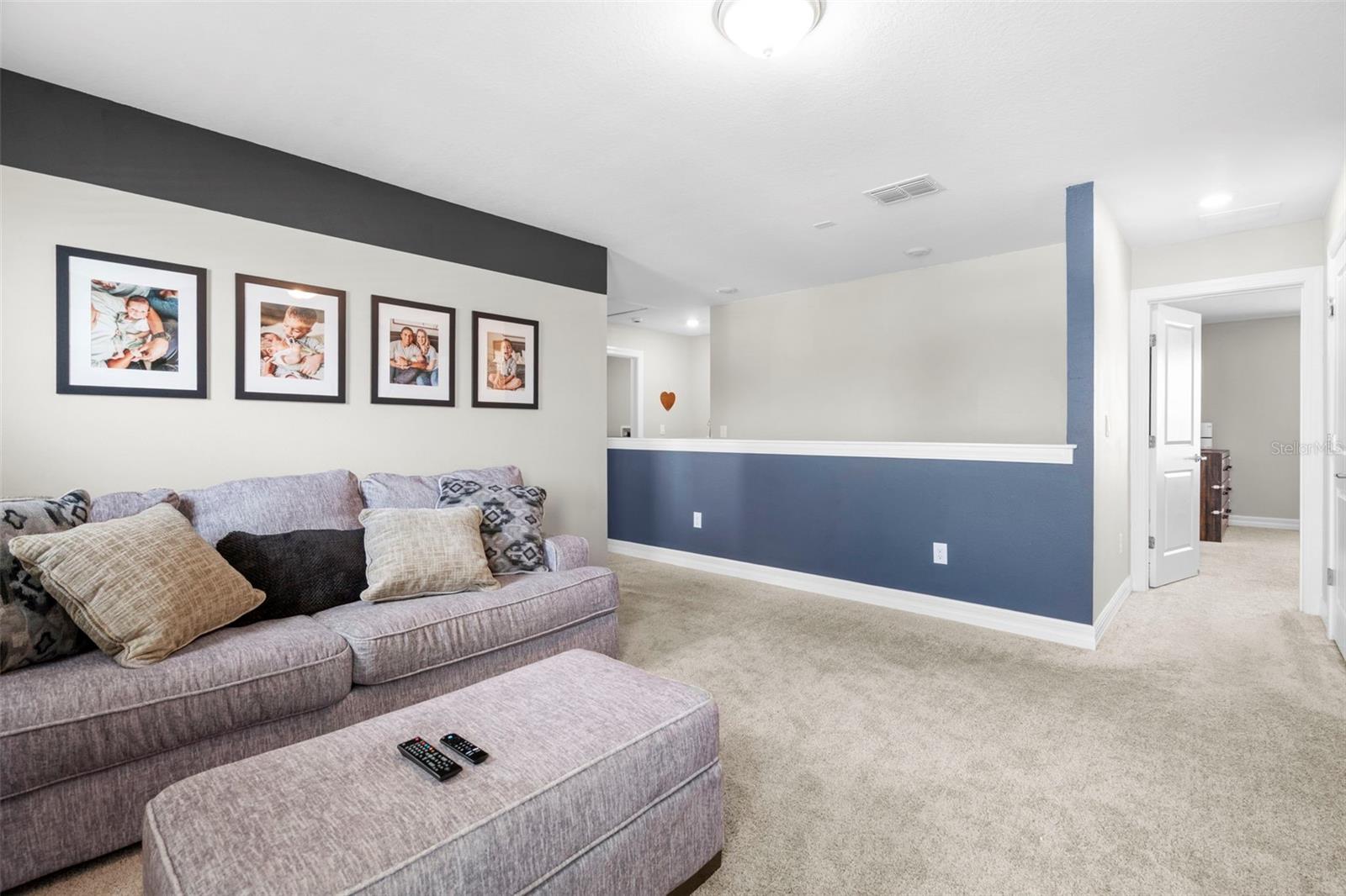 upstair loft room