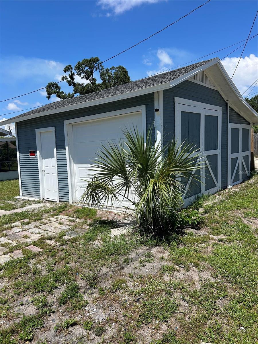 Garage front