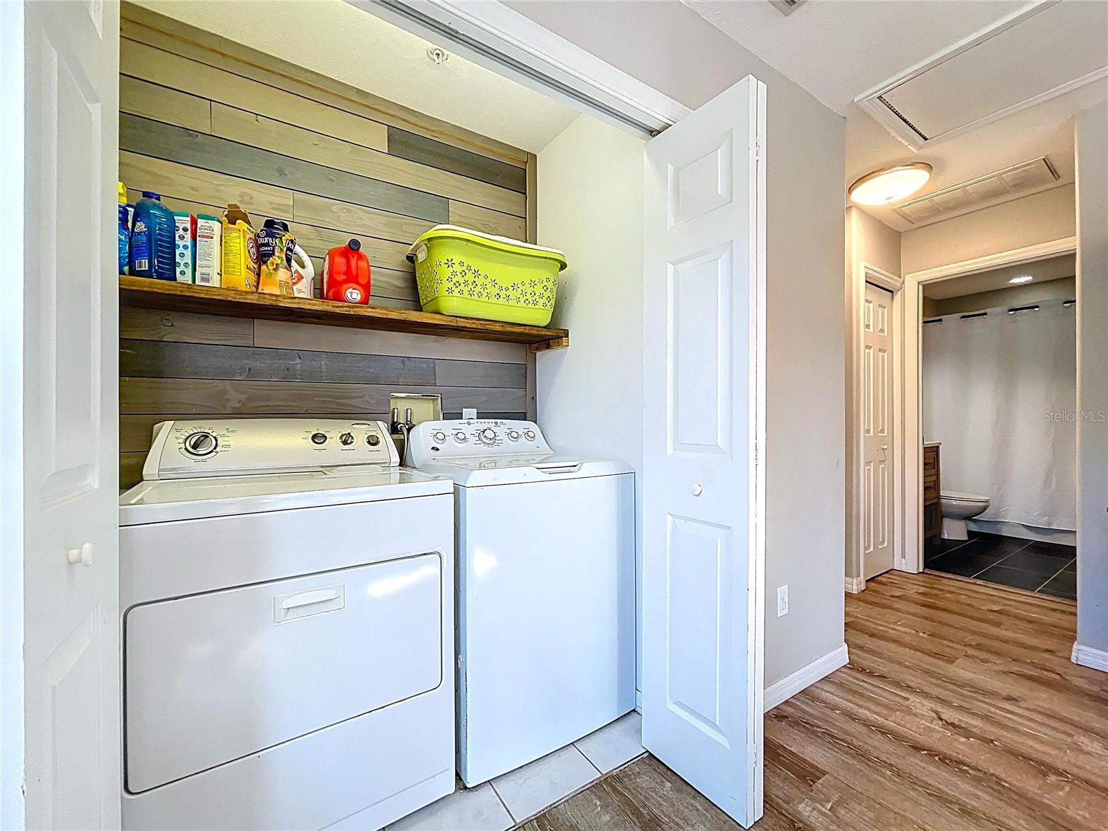 Inside laundry on same floor as bedrooms!