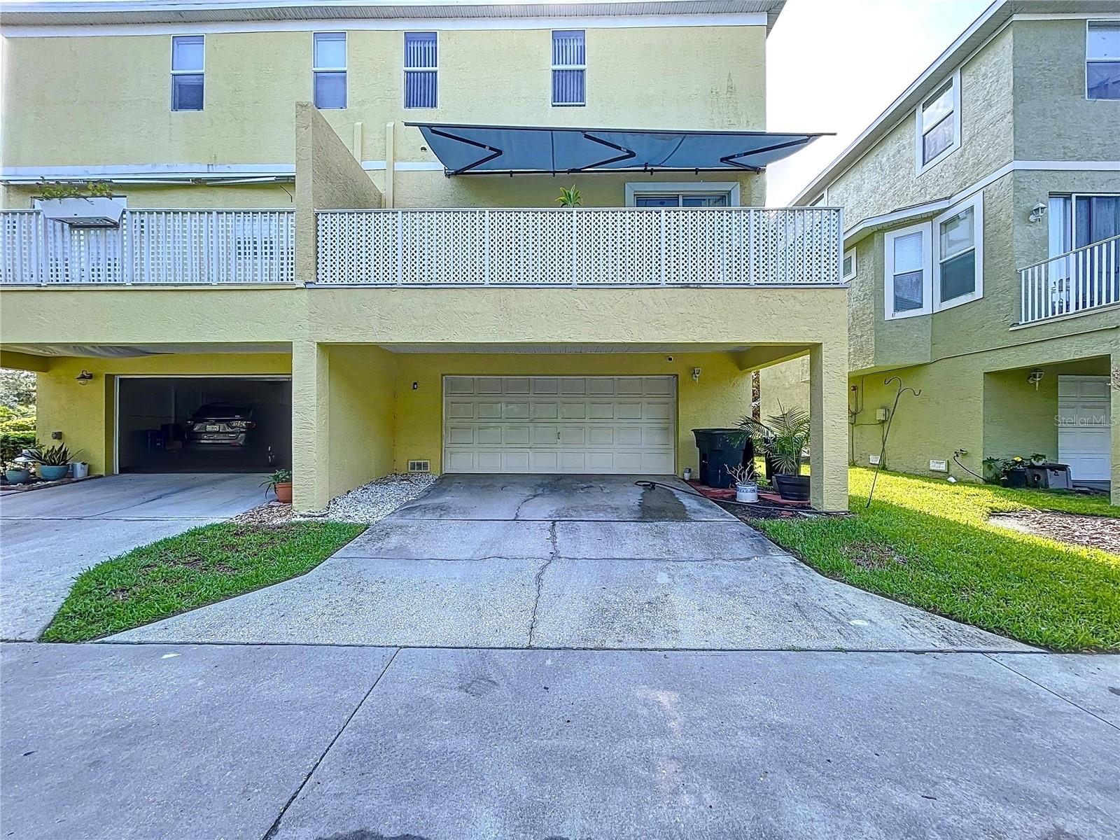 2 car garage located in back