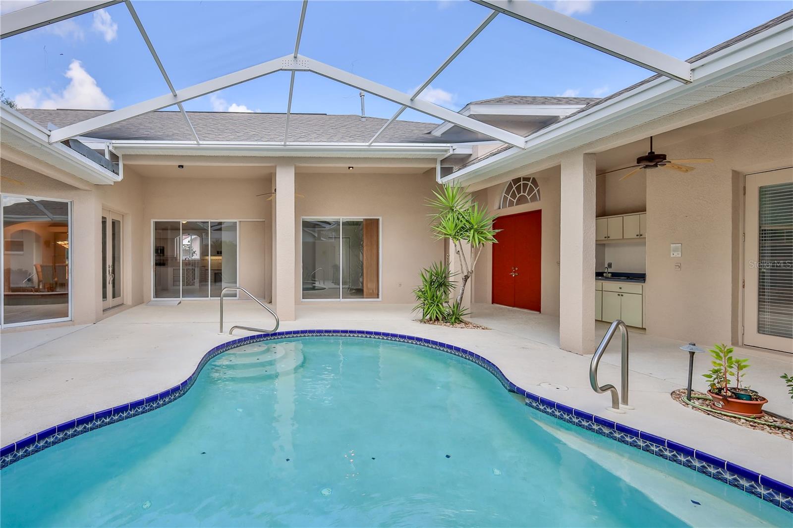 Cabana Style Pool