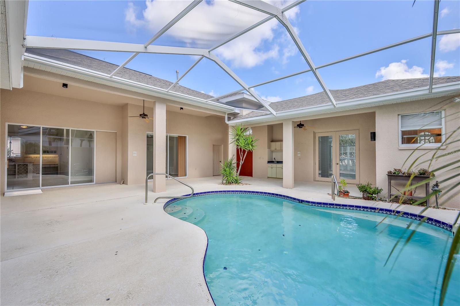Cabana Style Pool