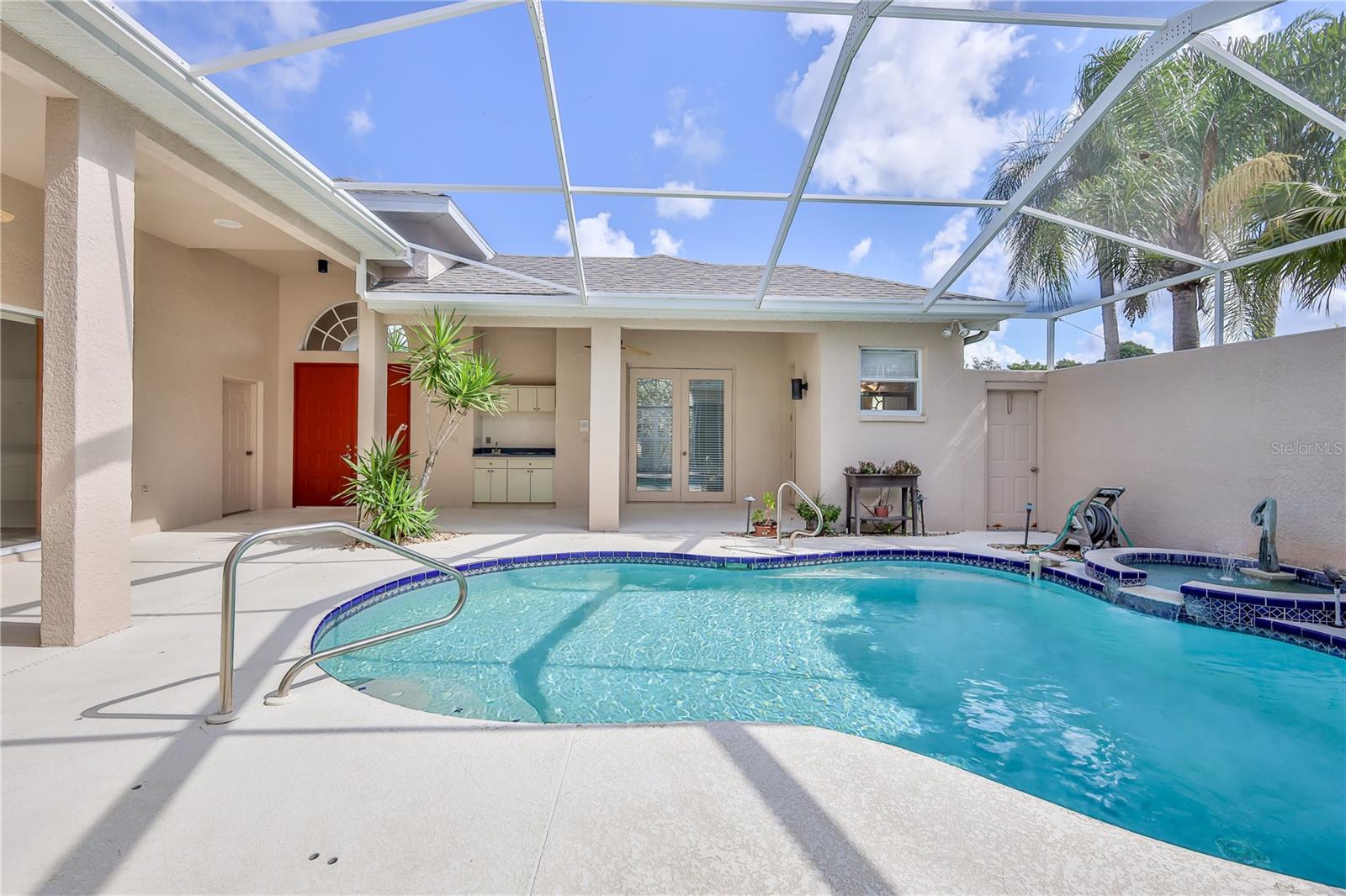 Cabana Style Pool