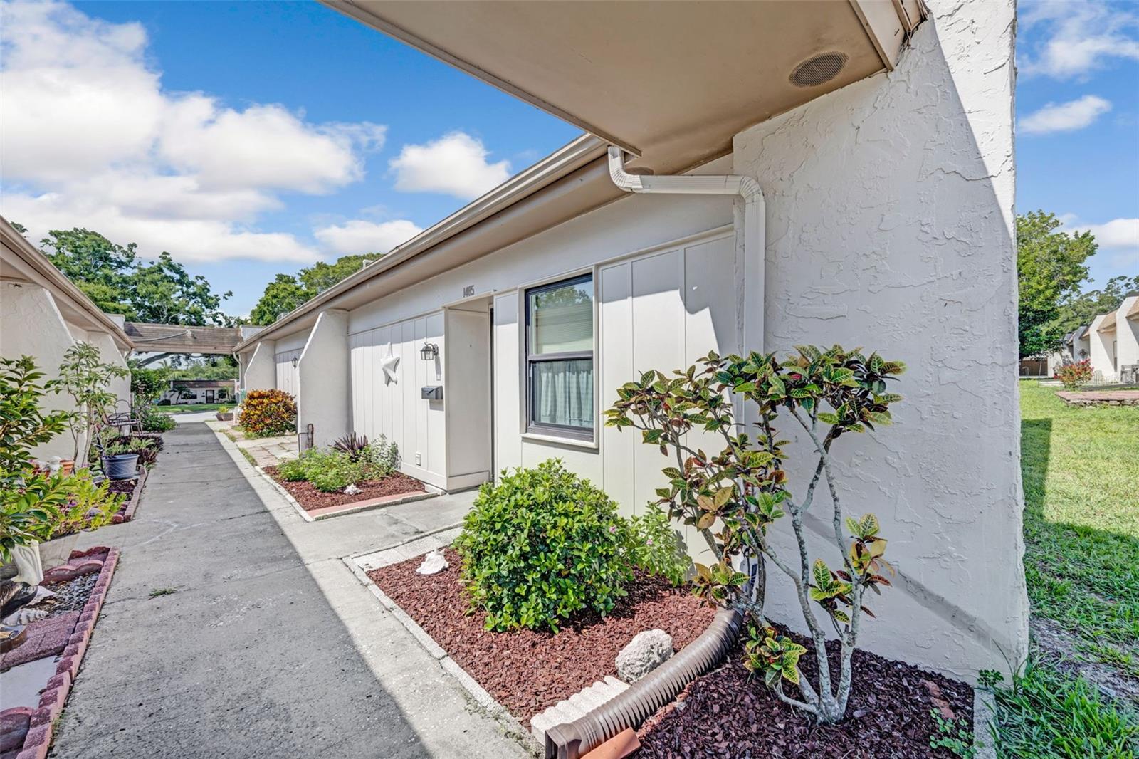 Front of Residence and Walk Way