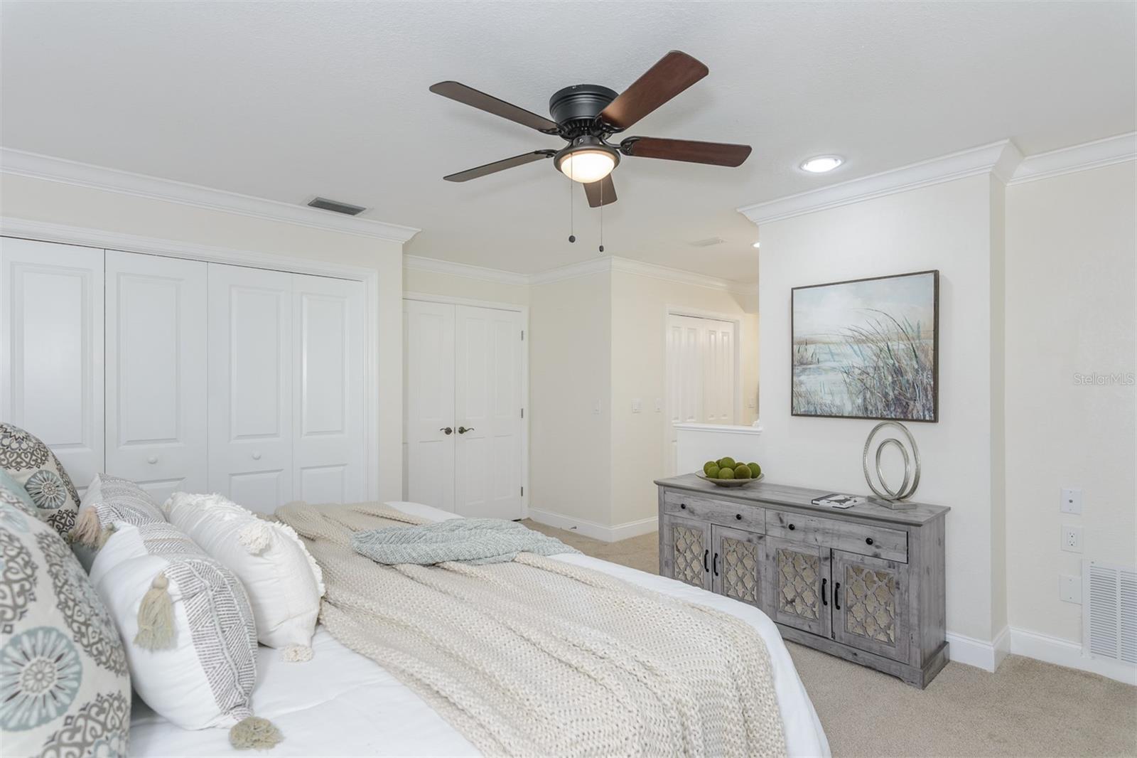 Features both a Walk-in and a Wall Closet