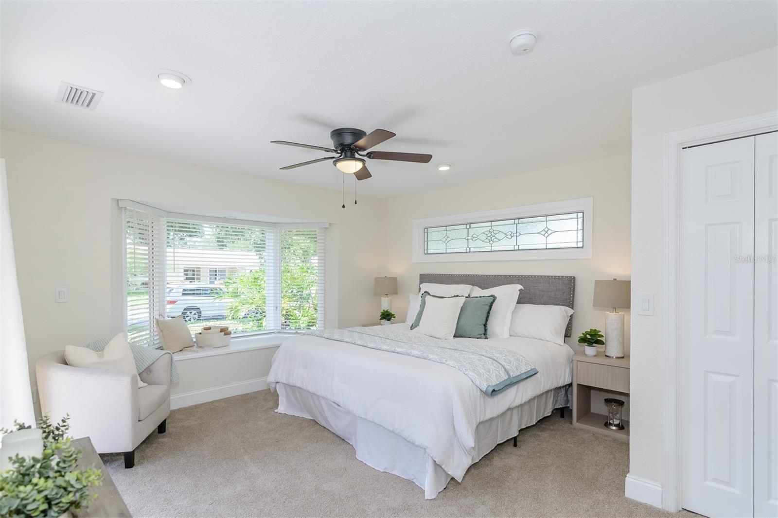 Large Bedroom, with Bay Window & Seat