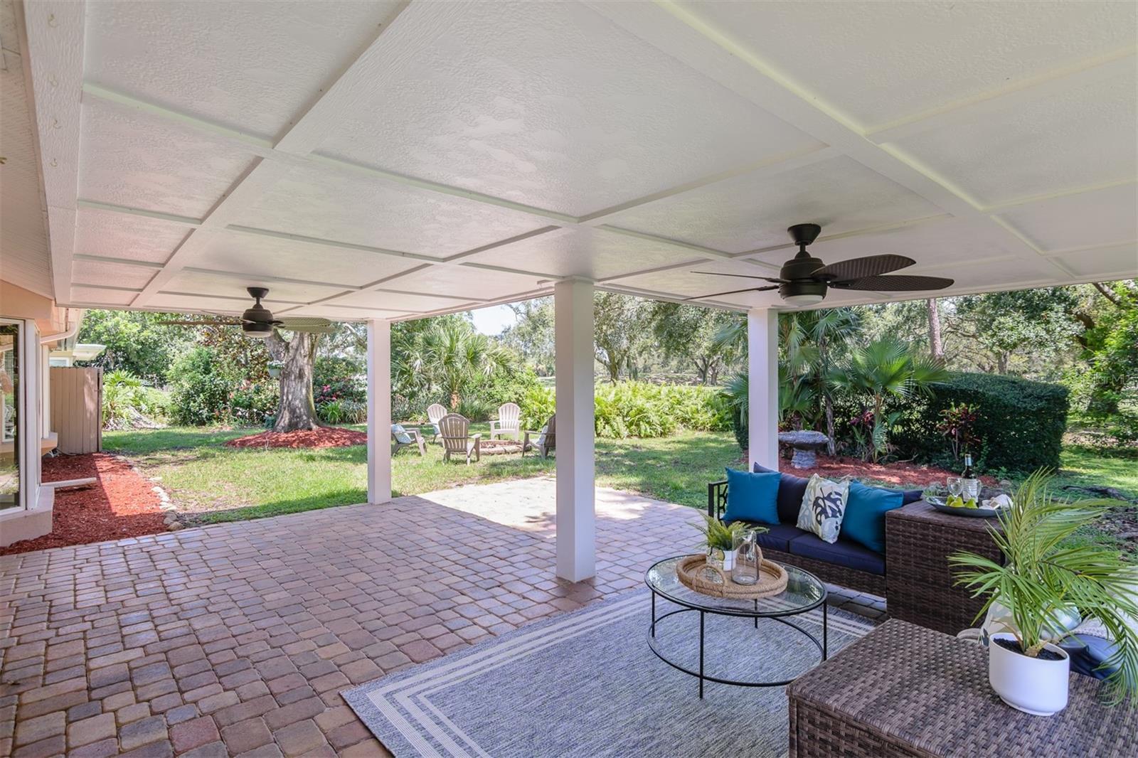 Spacious Back Patio