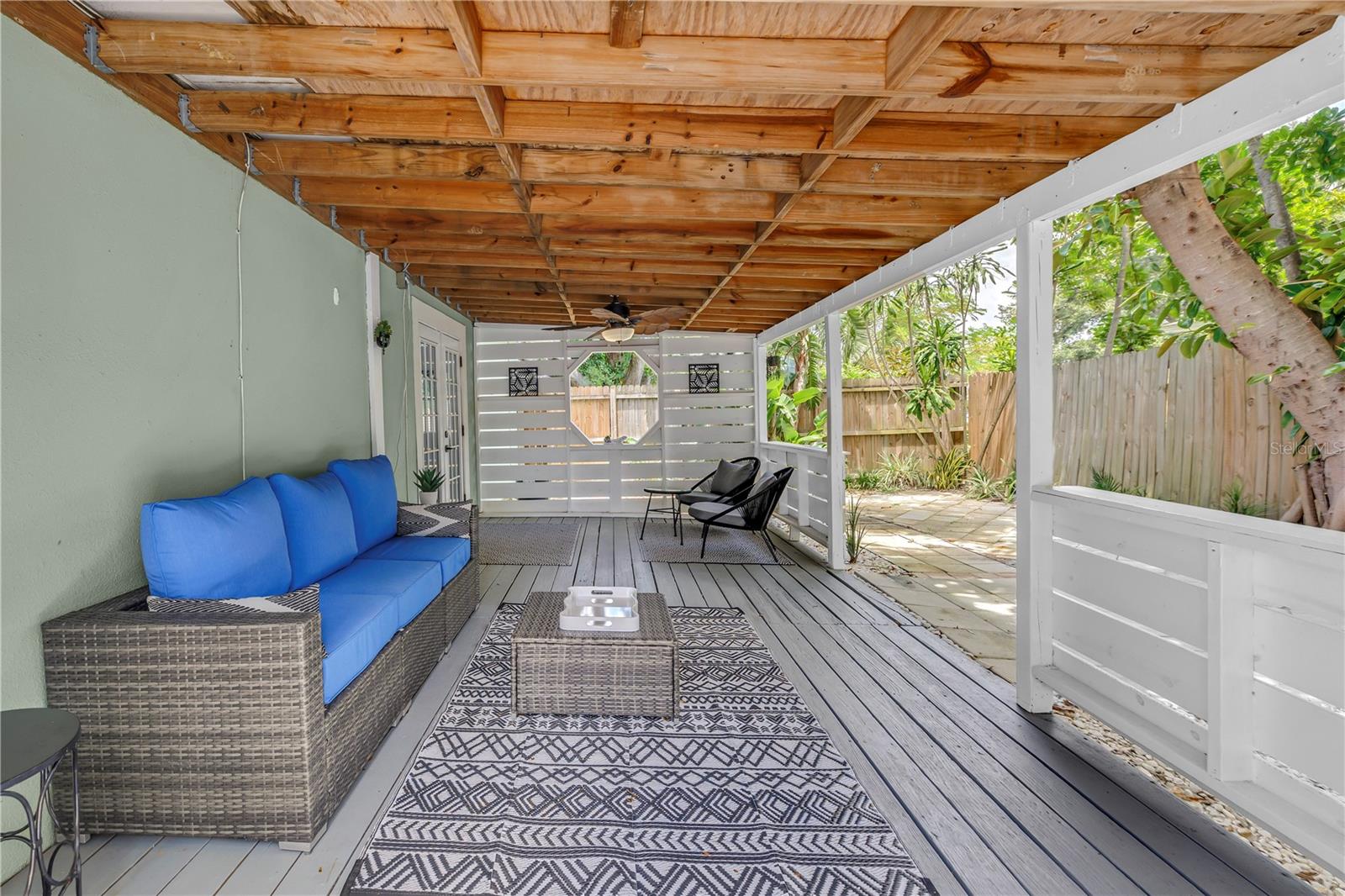 side patio view