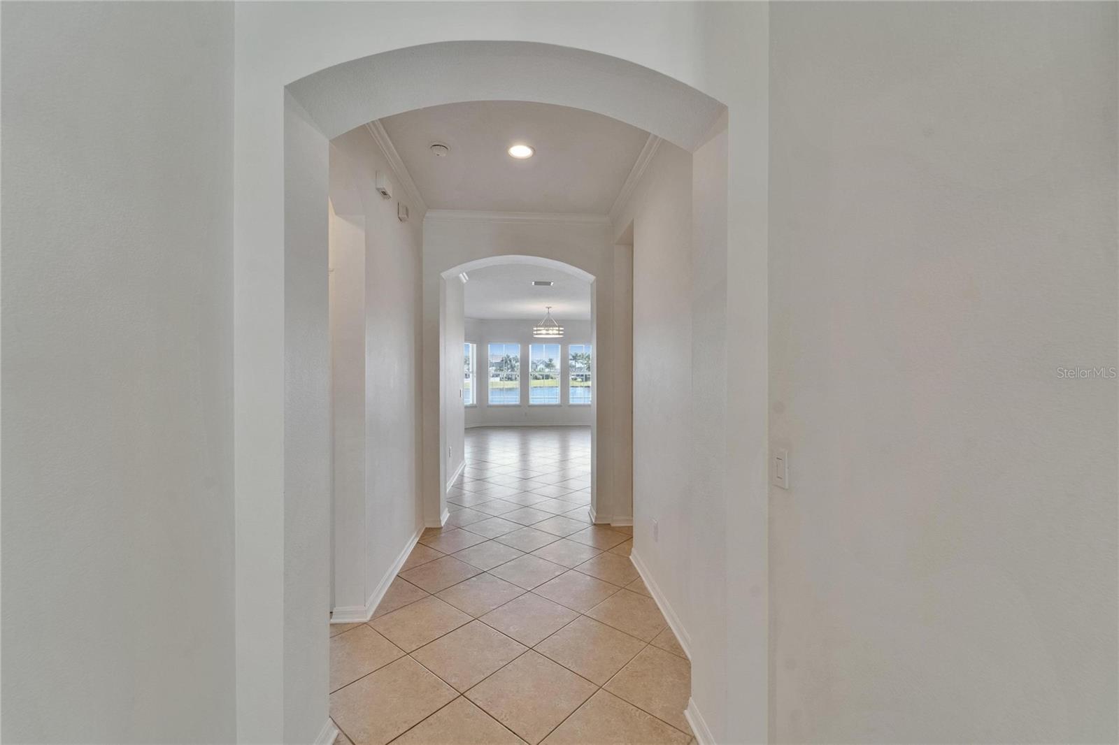 View when you enter the home