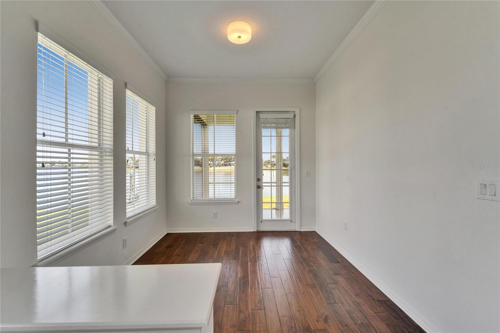 Sitting area in master bedroom