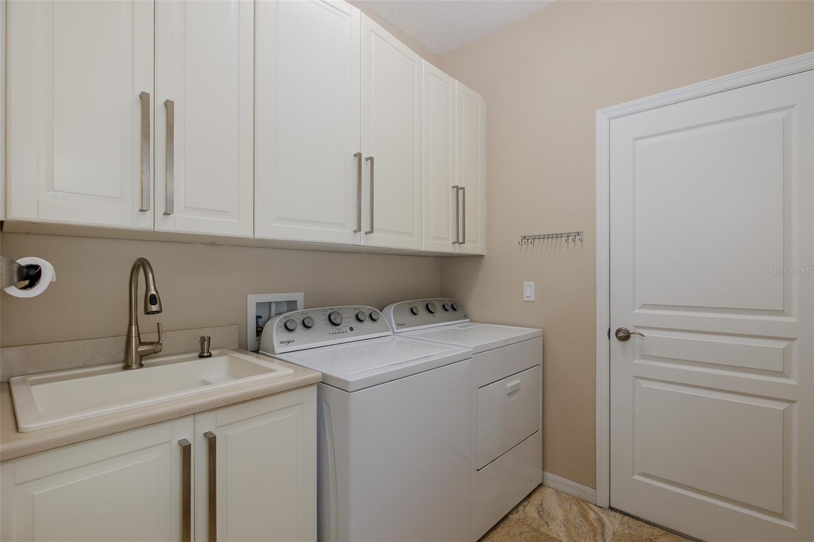 Inside laundry
