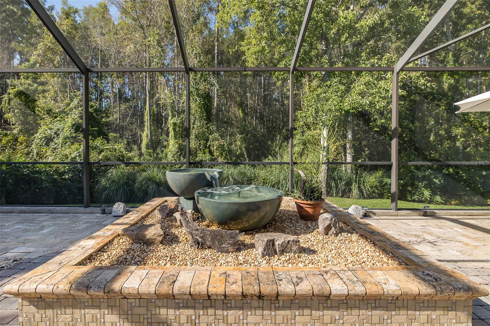 Experience the Zen life! Plenty of room for a yoga class!