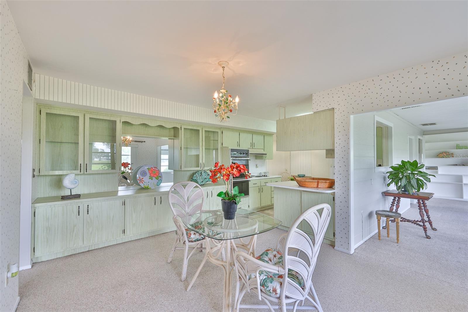 Dining Room, Built-In Cabinetry, Enclosed Sunroom