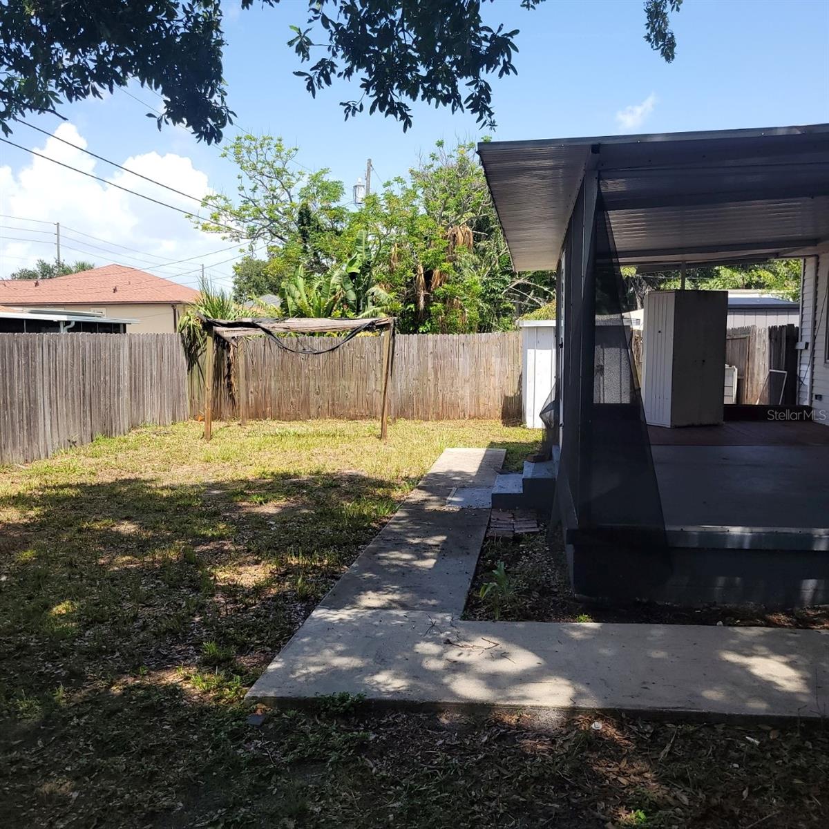 Back Yard with Screen Room on Rear