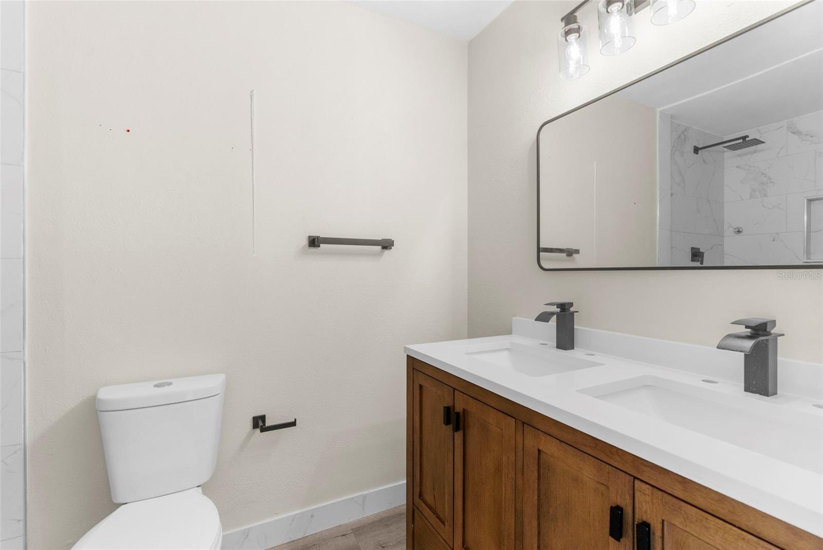 Primary Bath with dual sinks.