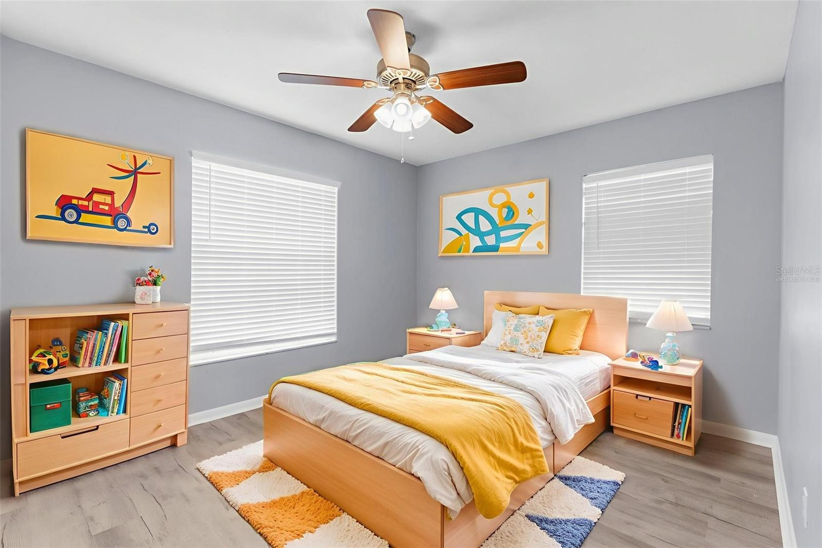 Virtually Staged- Bedroom 3