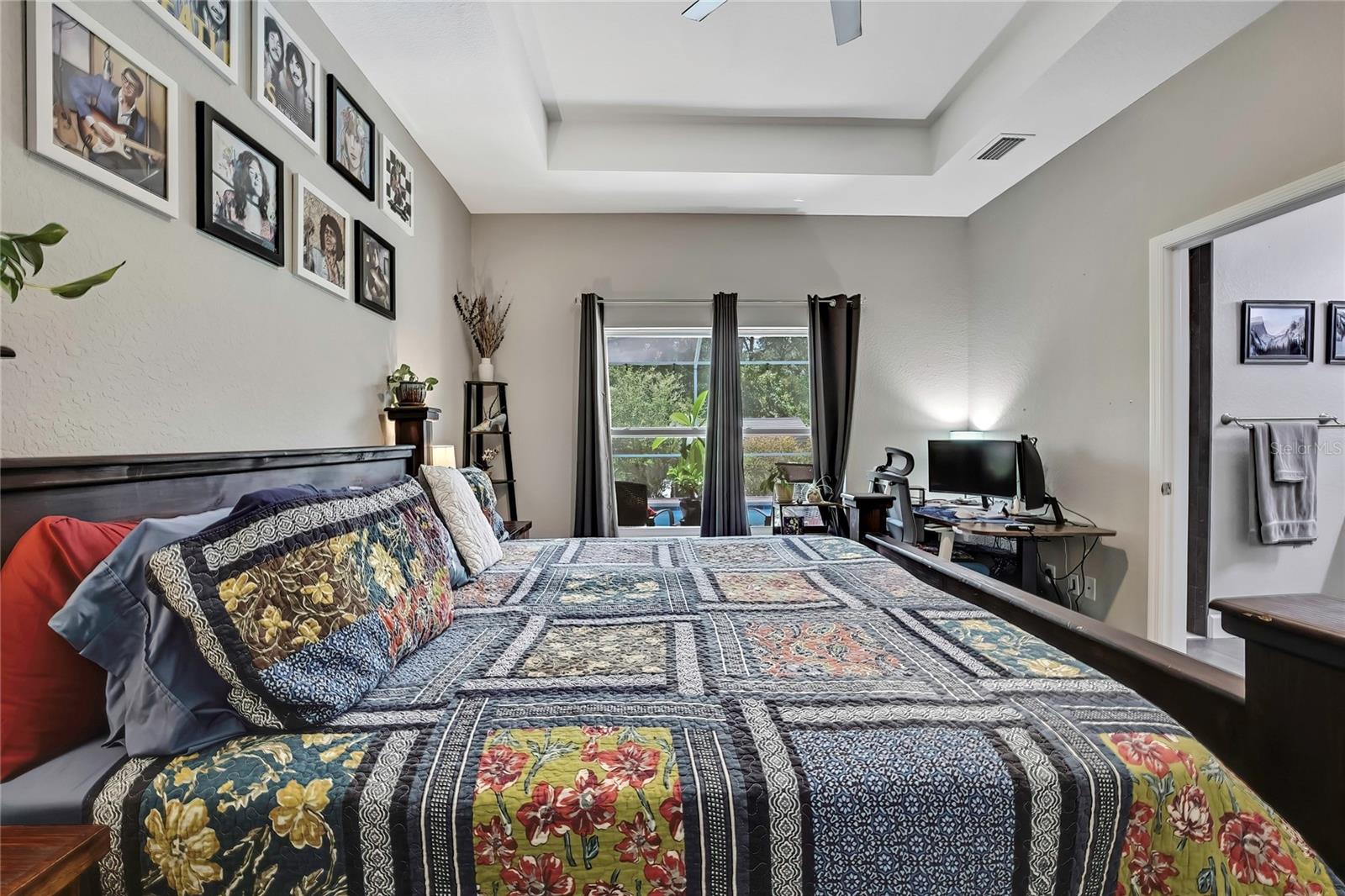 cozy master suite