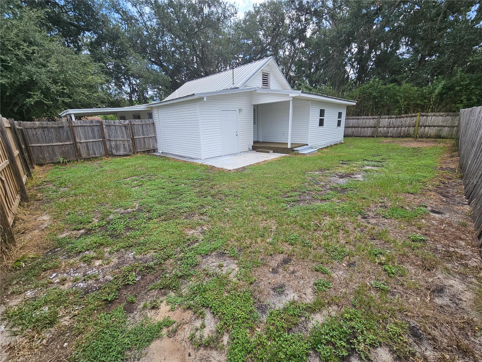 Back yard