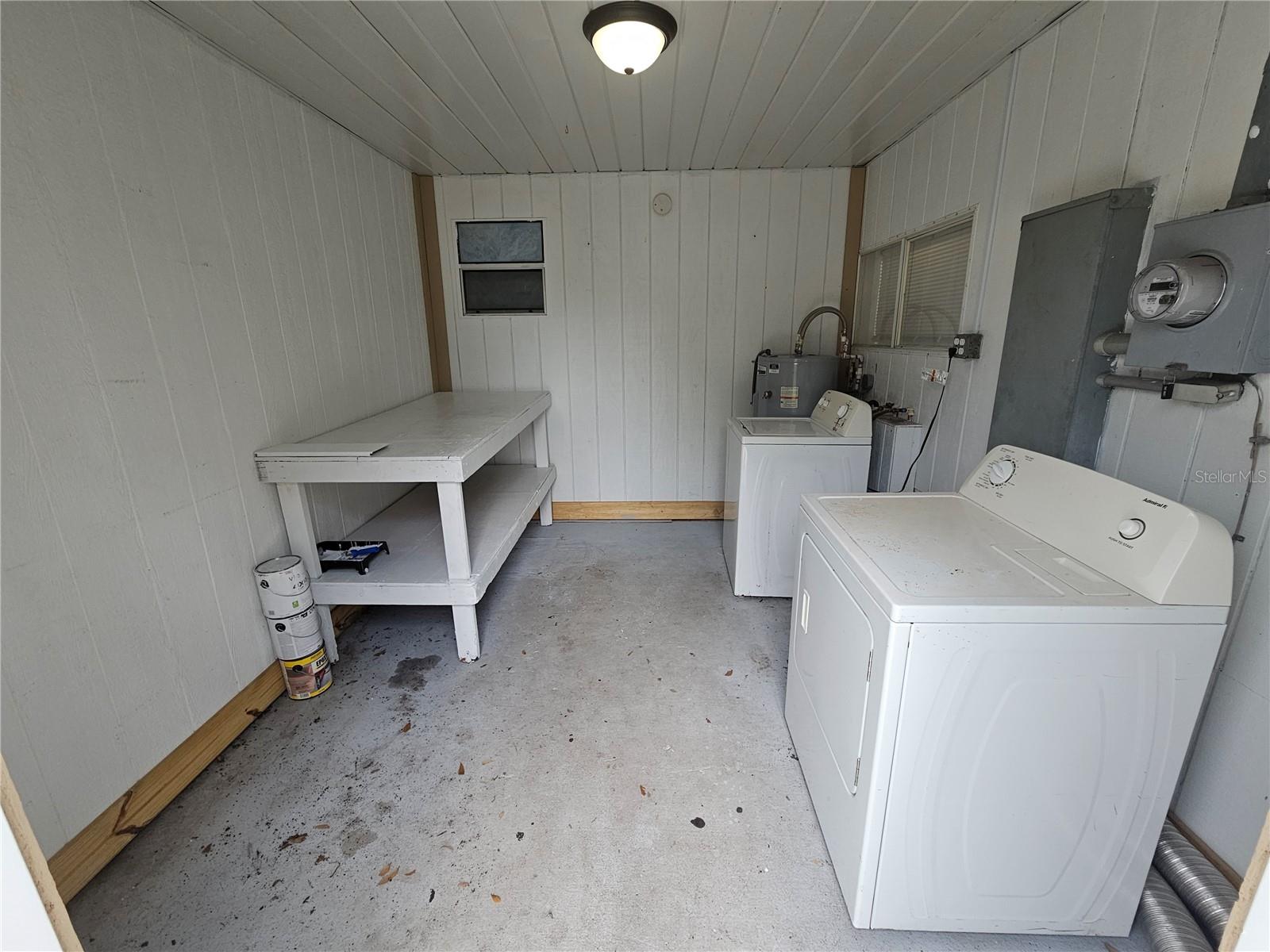 Laundry room/workshop