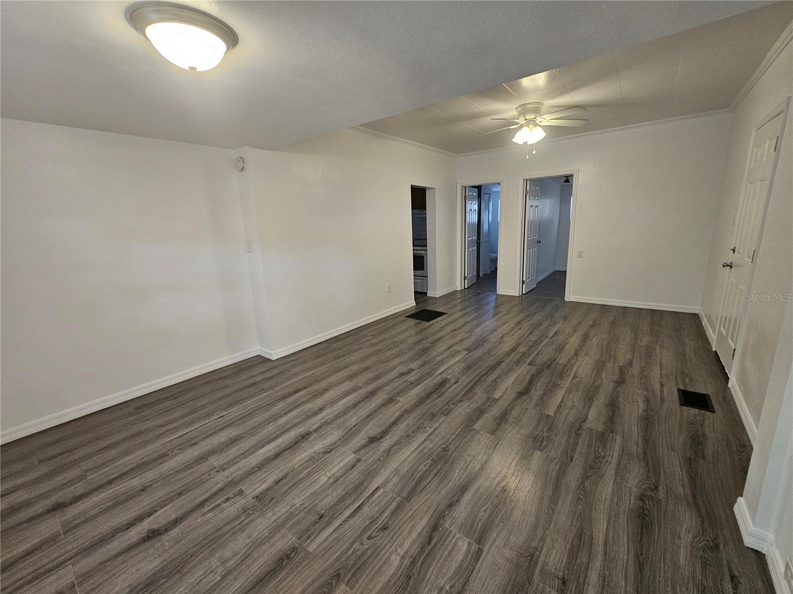 Family room/ dining combo
