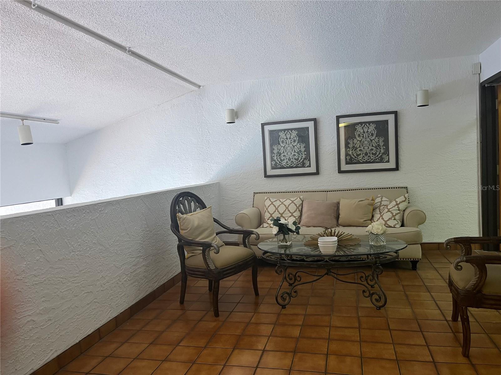 Second floor lobby exiting elevator