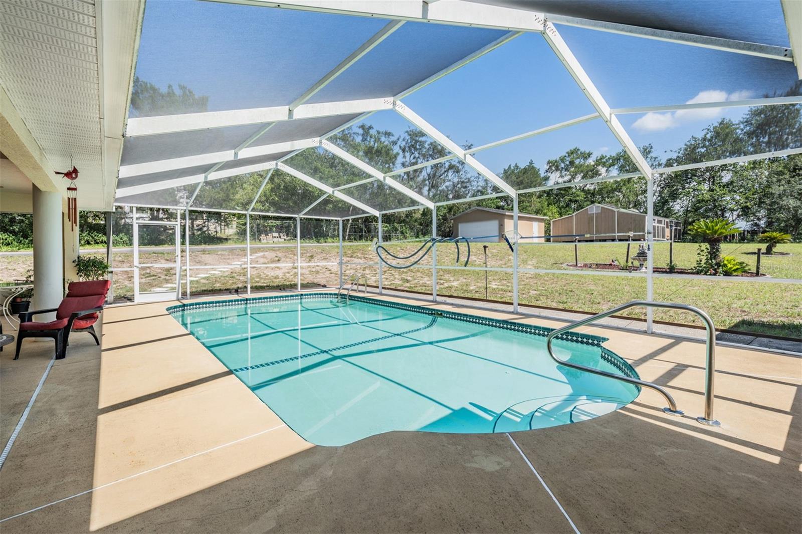 Over-sized pool